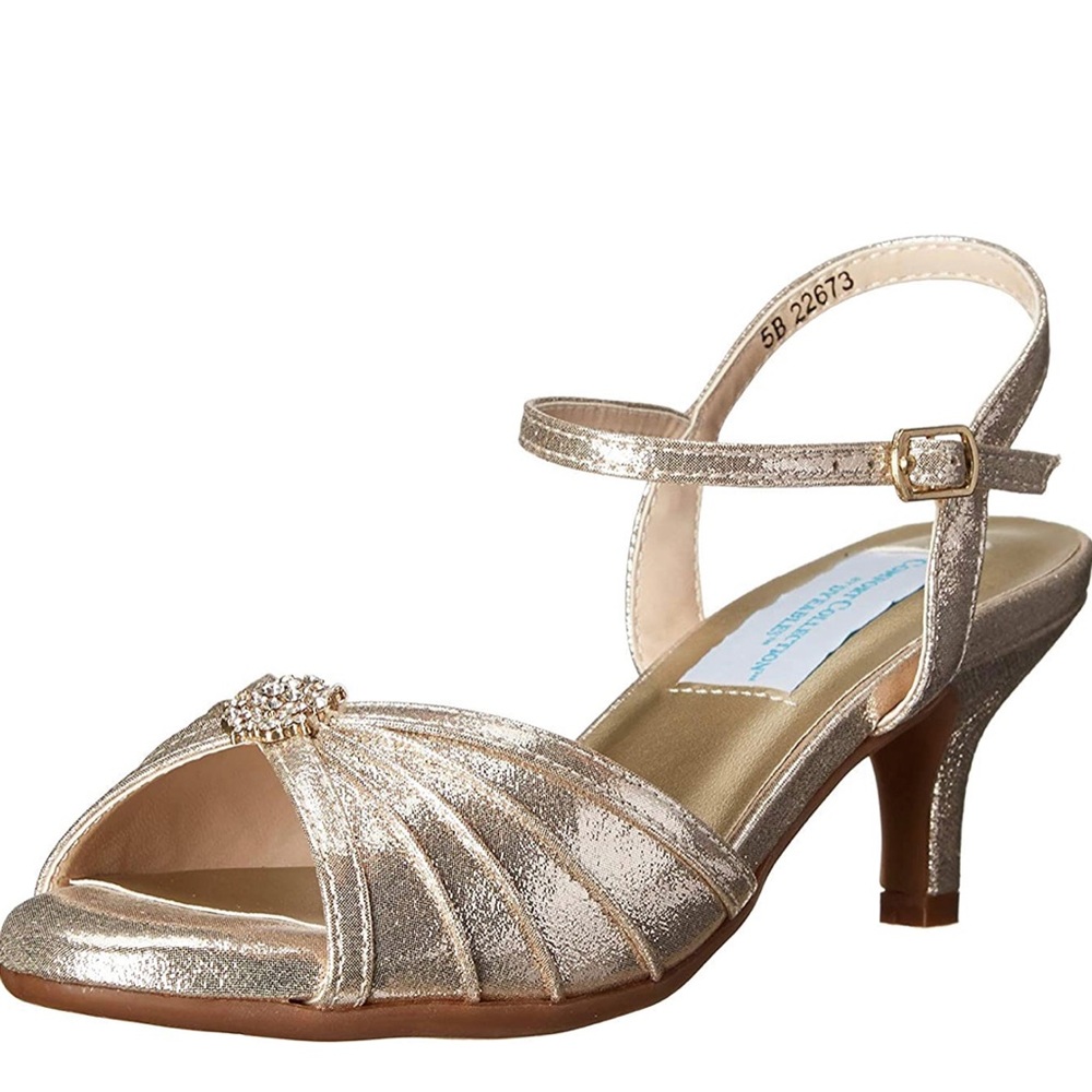 Dyeables Women's Kelsey Dress Sandal Sz 6.5 Wide